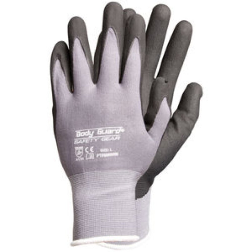 Body Guard Safety Gear Gloves 260LF Series. Garden/Work, 6 Pair, NWT